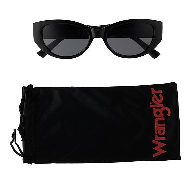 Women's Wrangler Plastic 55mm Cat Eye Sunglasses