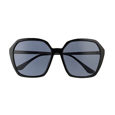 Women's Wrangler 58mm Plastic Square Sunglasses