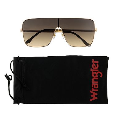 Women's Wrangler Metal 136mm Shield Sunglasses