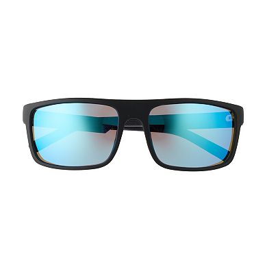 Men's Wrangler 61mm Plastic Wrap Sunglasses