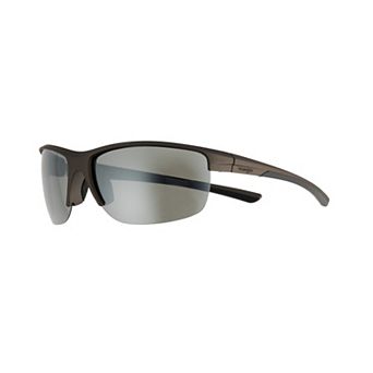 Men's Wrangler Plastic Blade 75mm Rimless Mirror Sunglasses