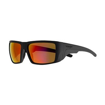 Men's Wrangler Plastic 61mm Rectangle Sunglasses