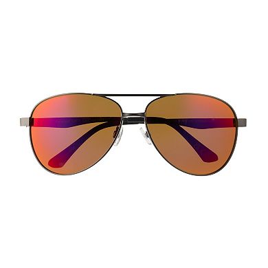 Men's Wrangler Metal 61mm Aviator Mirror Sunglasses