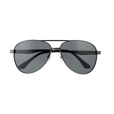 Men's Wrangler Metal 61mm Aviator Mirror Sunglasses