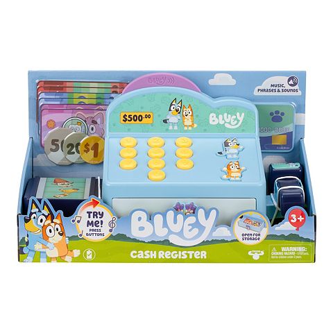 Детские игрушки BLUEY Role-Play Cash Register with Music, Phrases & Sounds