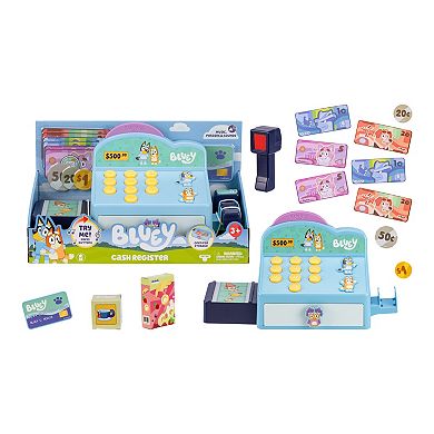BLUEY Role-Play Cash Register with Music, Phrases & Sounds