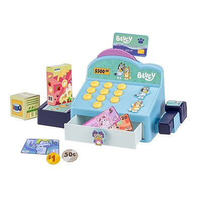 BLUEY Role-Play Cash Register with Music, Phrases & Sounds