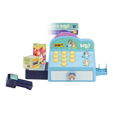BLUEY Role-Play Cash Register with Music, Phrases & Sounds