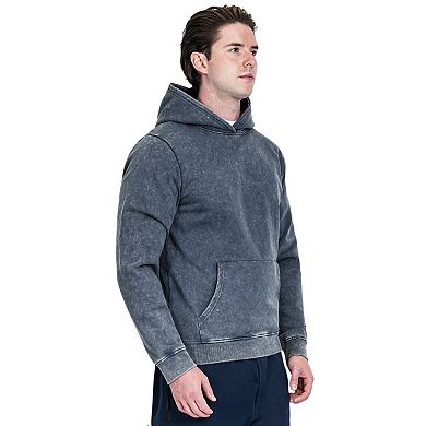 Men’s Vintage Acid Wash Pullover Hoodie Ultra-Soft 450 GSM