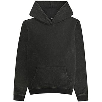 Men’s Vintage Acid Wash Pullover Hoodie Ultra-Soft 450 GSM