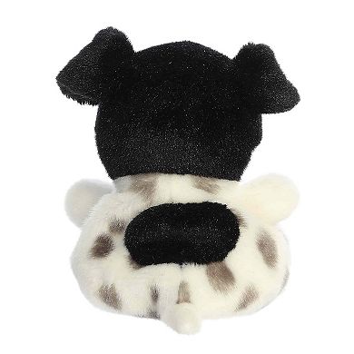 Aurora Mini Adorable Stuffed Animal 5" Snorkels Black & White Dog Palm Pals