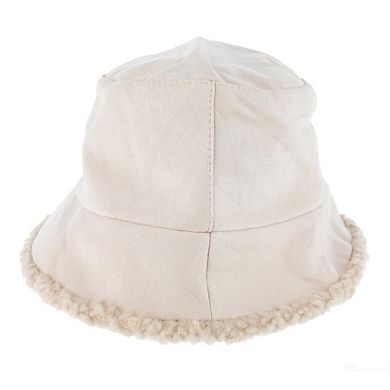 CTM Women's Sherpa Reversible Bucket Hat