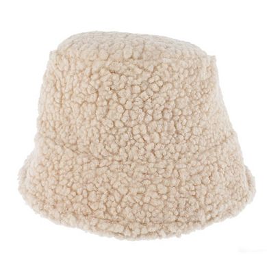 CTM Women's Sherpa Reversible Bucket Hat