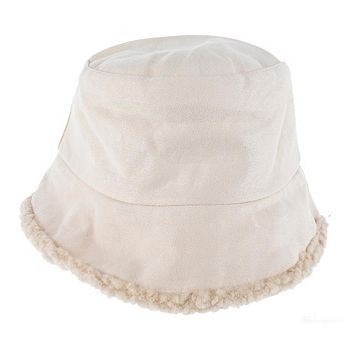CTM Women's Sherpa Reversible Bucket Hat
