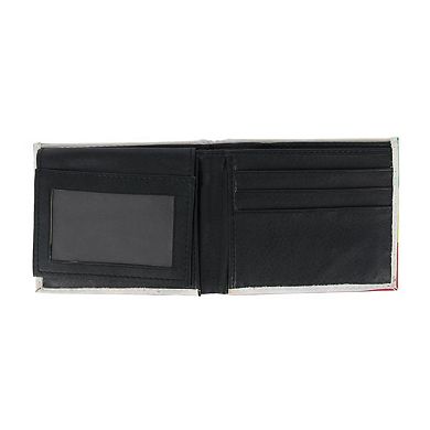 CTM Men's Rastafarian Flag Bifold Wallet