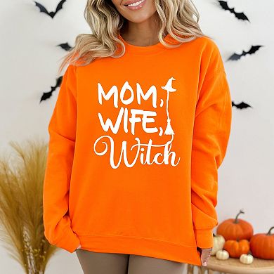 Simply Sage Market Mom Wife Witch Cursive Sweatshirt
