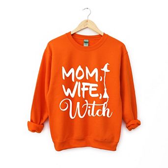 Simply Sage Market Mom Wife Witch Cursive Sweatshirt