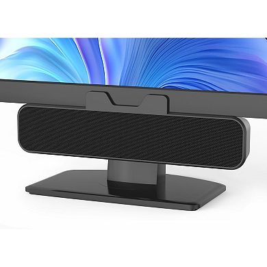 Computer Speakers Desktop Monitor With Clip Sound Laptop Loud