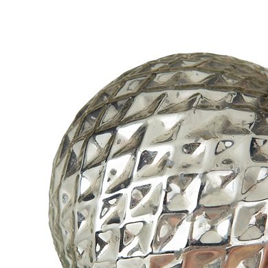 LOVMOR Set of 4 5 Inch Glass Christmas Ball Ornaments Decorative Tree Balls