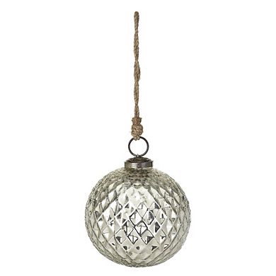 LOVMOR Set of 4 5 Inch Glass Christmas Ball Ornaments Decorative Tree Balls