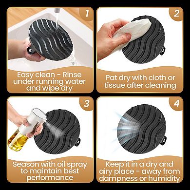 Grill Press Heavy Duty Smash Burger Press for Griddle with Heat-Resistant Handle