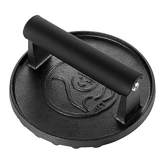 Grill Press Heavy Duty Smash Burger Press for Griddle with Heat-Resistant Handle