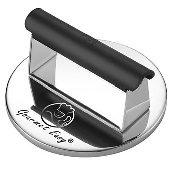 Grill Press Heavy Duty Smash Burger Press for Griddle with Heat-Resistant Handle