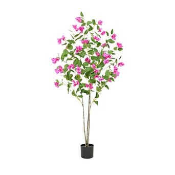 150cm Artificial Bougainvillea Tree Faux Plant for Porch Indoor or Office Decor