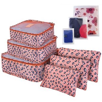 Travel Packing Cubes 9 pc Water-Resistant Clothes Organizer Bags for Luggage