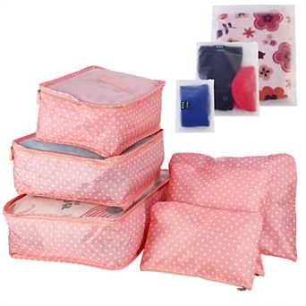 Travel Packing Cubes 9 pc Water-Resistant Clothes Organizer Bags for Luggage