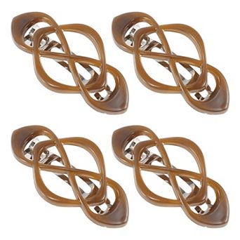 4 pc Classic Grace Hair Clips Hairdo Clip for Women 3.19"x1.65"x0.98"