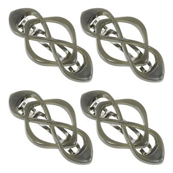 4 pc Classic Grace Hair Clips Hairdo Clip for Women 3.19"x1.65"x0.98"