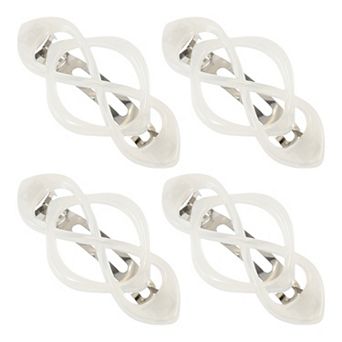4 pc Classic Grace Hair Clips Hairdo Clip for Women 3.19"x1.65"x0.98"