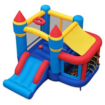 Costway Inflatable Bounce House Castle Slide Bouncer Kids/Without Blower