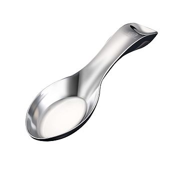 Break-Proof Kitchen Spoon Rest Premium Stainless Steel Holder for Stove Top & Counter, Heavy-Duty