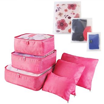 Travel Packing Cubes 9 pc Water-Resistant Clothes Organizer Bags for Luggage