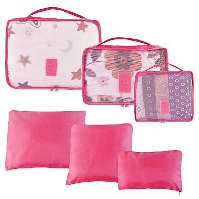 Travel Packing Cubes 9Pcs Water-Resistant Clothes Organizer Bags for Luggage