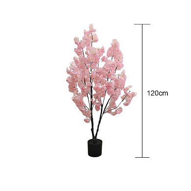 5FT Artificial Cherry Blossom Tree Blooming Floral Faux Plant for Home or Office