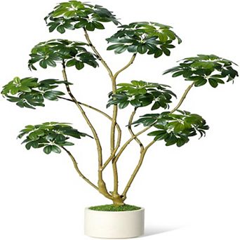 6FT Fake Plant Indoor Tall Decorative Faux Tree for Home or Office
