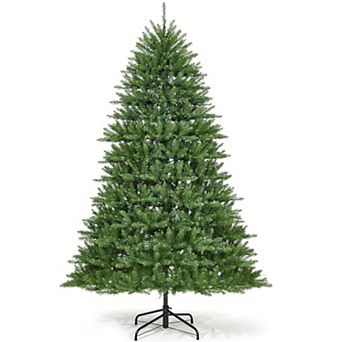 7.5FT PVC Christmas Tree Dual-Color LEDs Easy Setup Indoor Outdoor