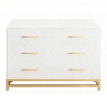 Wooden TV Stand with Drawers, Modern Entertainment Center for Bedroom & Living Room