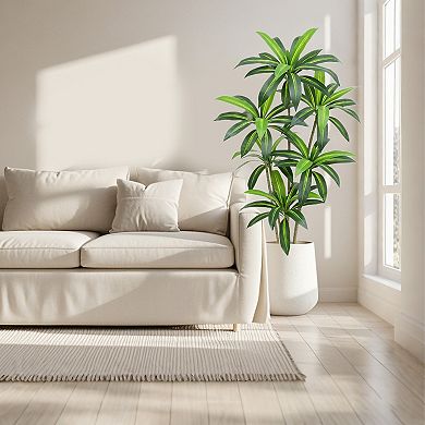 5FT Artificial Dracaena Tree Realistic Faux Plant for Home Office Entryway Decor
