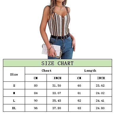 Women's Round A Neck Sleeveless Knitted Slim Fit Casual Open Navel Vest Women All Blouse