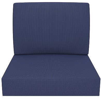 Covers&All Outdoor Seat/Back Cushions, Durable Cover Rite Fabric