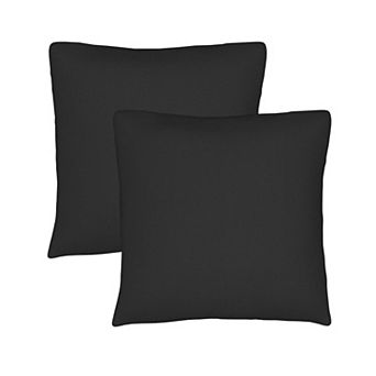Covers&All Sunbrella Outdoor Throw Pillows, Pack of 2, Water & UV Fade Resistant (Insert with Cover)