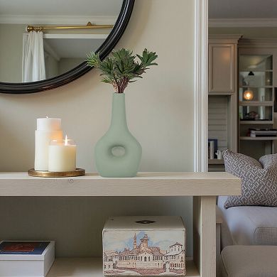 Sagebrook Home Stone Vase For Contemporary Decor