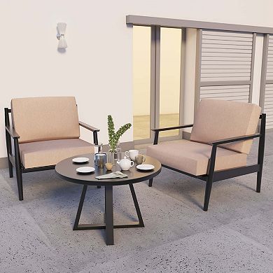 Covers&All Outdoor Seat/Back Cushion with Eco-friendly Olefin Fabric