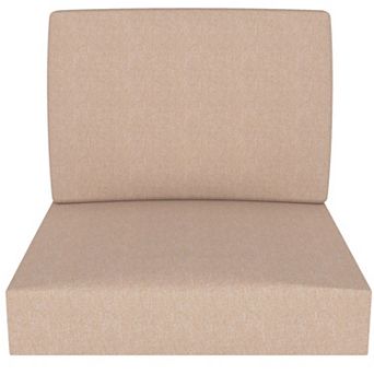Covers&All Outdoor Seat/Back Cushion with Eco-friendly Olefin Fabric