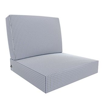 Covers&All 28.5"x 28.5"x 5" Olefin Outdoor Deep Seat Cushion for Patio Furniture, Seat & Back