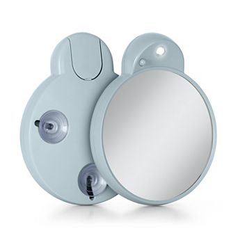 LED Lighted Compact Mirrors with Magnification 10X and Retractable Suction Cups